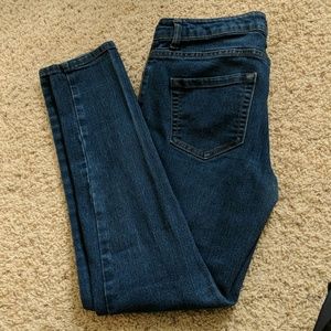 Forever 21 Basic Blue Skinny Jeans